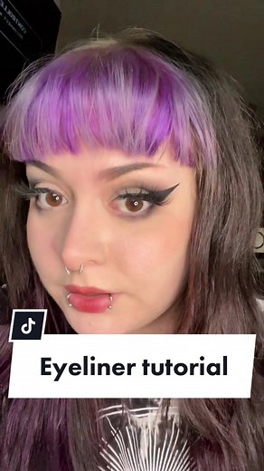 Gothic Eyeliner Tutorial for Hooded Eyes | Makeup Tutorial
