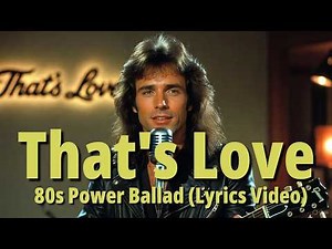 That's Love - 80s Power Ballad (Lyrics Video)
