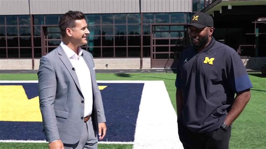INTERVIEW: U-M's Sherrone Moore looks back on Bryce Underwood's debut, ahead to Oklahoma showdown