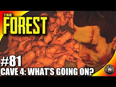 The Forest Gameplay - Cave 4 So Many Dead! - Let's Play S16EP81 (Alpha V0.41)