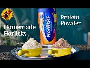 How To Make Homemade Horlicks | Easy Horlicks |Chocolate Horlicks | Healthy Protein Powder|Ep:1002