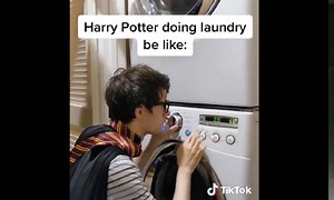 And now, the 'Harry Potter' theme tune performed using a washing machine