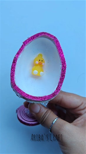 How to make miniature swing🐣 #shorts #diy #art #youtubeshorts #miniature