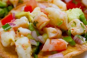 Succulent Healthy Shrimp Tostadas Recipe