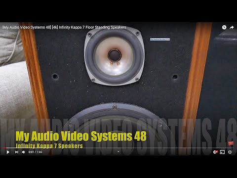 Infinity Kappa 7 Floor Standing Speakers #a48
