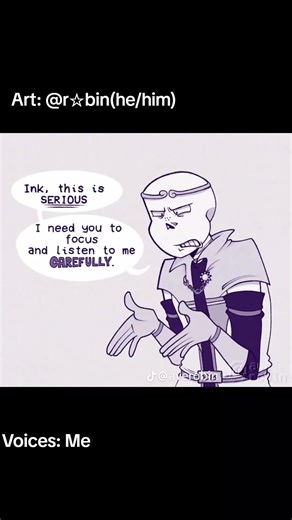 TW: Bad French. #inksans #dreamsans #swapsans #comicdub #starsanses art: @r☆bin (he/him)