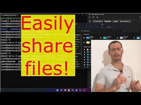 Installing Samba Server on Ubuntu 22.04 (and accessing it from Windows)