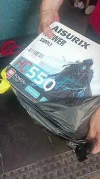 unboxing aisurix 550w power supply P700 s shopee