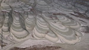 Fascinating geological formations of the earth. Patterns of nature, geographical shapes, impressive natural formations. Natural shapes made of sand, soil and rocks, unique natural wonders.