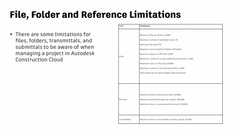 Identify file and folder limitations in Autodesk Forma | Autodesk
