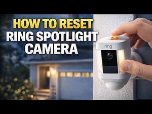 How to Reset Ring Spotlight Camera (Factory Wipe & Offline Fix)