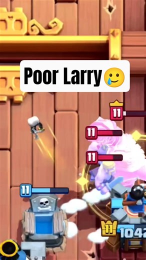 Poor Larry #clashroyale