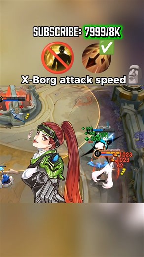 X-Borg ADC vs All ☠️ #mobilelegends #mlbbshorts #mlbbcreatorcamp #mlbb #mobilelegend #xborgmlbb