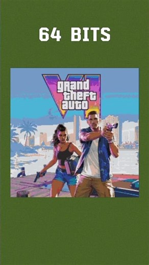 GTA 6 Logo Pixel Art Evolution in Minecraft (64 Bit to 1/8 Bit)