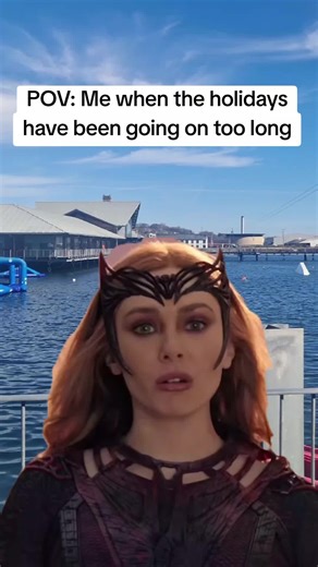 POV: Me when the holidays have been going on too long 🤣 @Marvel Entertainment #elizabetholsen #wandamaximoffedit #funnytok #marveltok #holidays