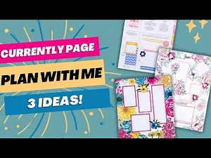 3 Creative Ways to Decorate Your Currently Page [Happy Planner Plan With Me]