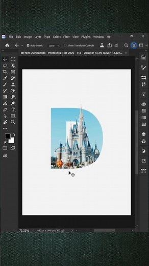 Adobe Photoshop 2026 Tutorial | How to Create Photo Posters with Embedded Text #adobephotoshop