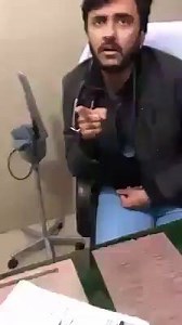 Be aware of such patients who first misbehave with doctors and then record their reaction and misguide public. The video starts halfway. Doctor lost his temper at a point where attendant must have pushed the limits. The way he is threatening the doctor about posting video on social media is giving clue about other side of story. If this video reaches the relevant doctor, we request him to tell public about actual incident through our page inbox. | Medical Student Diaries