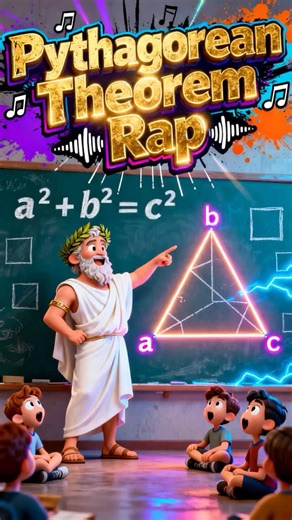 MatheMusical Rap | Pythagorean Theorem | #shorts #maths #education