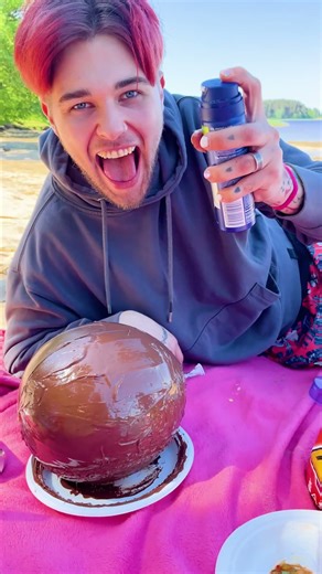 The Ultimate Balloon Cake Surprise! 🎈🎂😂 #EpicPrank #BirthdayFun