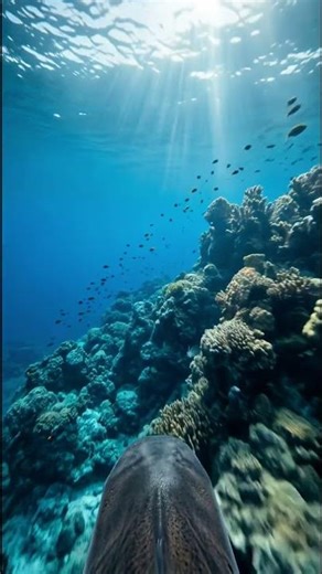 POV: You’re a Shark Swimming Through a Reef