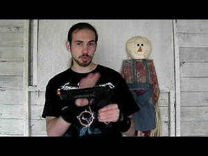 Cybergun KWC Desert Eagle accuracy test(semi/full auto gas blowback)