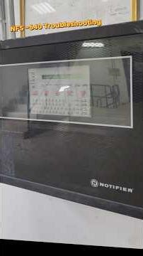 NFS-640 Fire Alarm Panel Troubleshooting | Common Faults & Solutions#trouble #shorts #notifier
