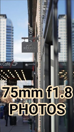 75mm Photos using f1.8 aperture & S-cinetone in-camera color filter (Sony a7C2, a7iv* FX2*) #nyc