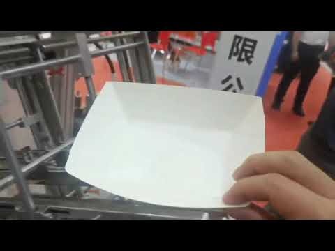 Biodegradable Kraft Paper Food Container Food Packaging Paper Lunch Box Forming Machine