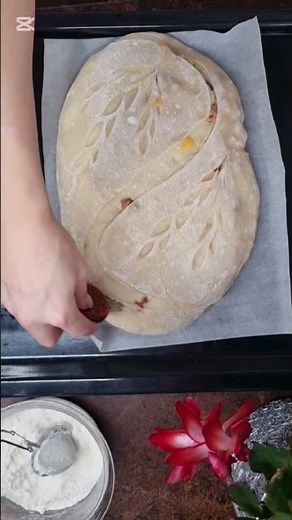 Cheddar & Bacon Artisan Bread – Beautiful Scoring Pattern Tutorial