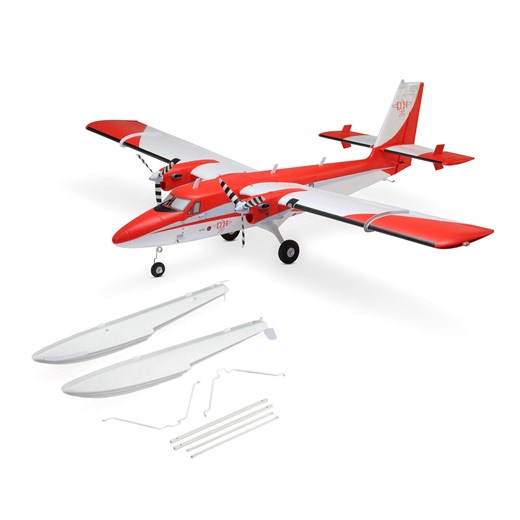 E-flite DHC-6 Twin Otter 1.4m PNP Combo with Floats-EFL32075CF