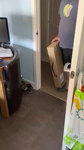 Unboxing an Amazon Package at Home