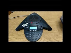 Conference phone setup and use