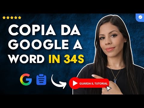 Come COPIARE e INCOLLARE TESTO da GOOGLE a WORD in 34S