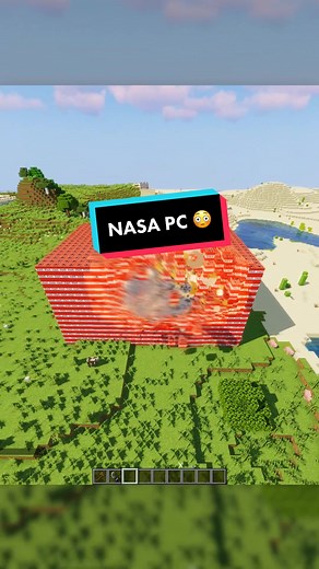 Epic Minecraft Explosion with 10,000 TNT on NASA PC