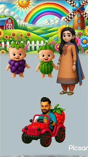 पापा की गाड़ी आ गई 🥰🤣 #shorts #cartoon