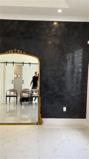 Always Sexywalls with Exotic wall finishes, shiny black bling bling Venetian Plaster walls, Exotic Style! | Exotic Wall Finishes and Design