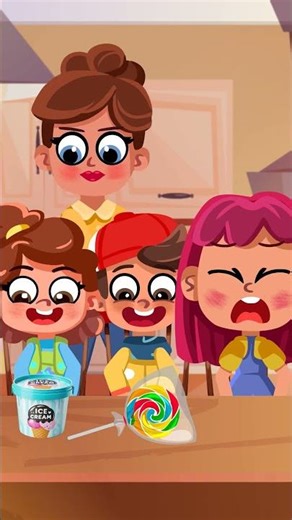 POV: Mom Has 3 Kids… but Only 2 Treats 😅🍭 | Funny Family Shorts | Comy Zomy