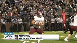 25K views · 247 reactions | Harding University makes Arkansas history by winning 23 straight games! The Bison handled business against Henderson State 66-0. Braden Jay had 4 carries for 162 yards and three scores Chris Hudgison has the recap! More here: https://kait8.com/2024/09/29/1-harding-bisons-make-arkansas-history-with-win-over-20-henderson-state/ Harding Sports | Region 8 Sports | Facebook
