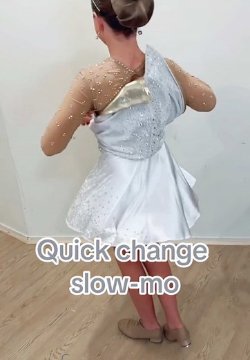 And this is the quick change costume in action. 💕 #dancecostumes #dance #costumes #rhinestones #blinging #bling #tap #jazz #love #sparkle #quickchange