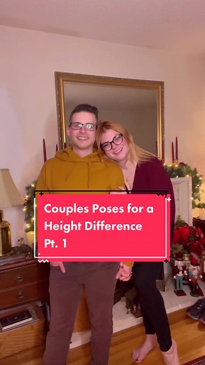 Creative Couple Poses for Height Difference | Part 1