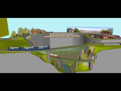 Gleisplan Spur H0, 330*320, K-Gleis + Peco Code 100, Kopfbhf, ZS_sequ, Fiddle Yard Schiebebühne