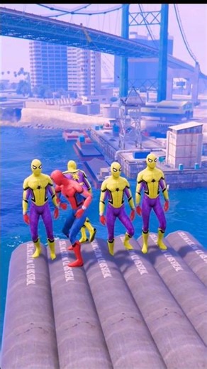 GTA 5 Epic Spider-Man water ragdolls compilation ep.4 #gta5