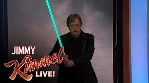 Mark Hamill Surprises Lifelong Star Wars Fan Adam Scott With a Special Visit on Jimmy Kimmel Live