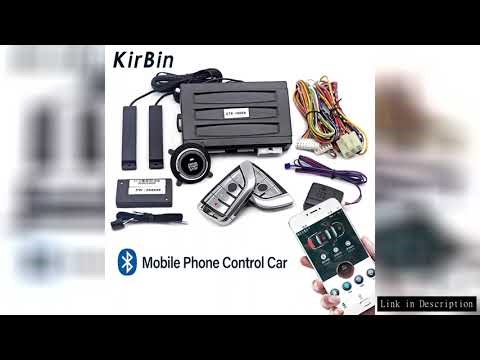 Universal Car Alarm AutoStart System APP Remote Control Engine Ignition Kit Push One Button Start St