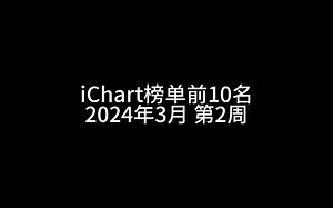 iChart周榜前十3月第2周