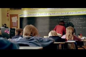 A kid gets caught in class...