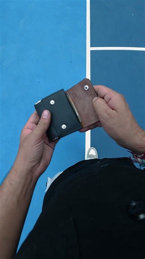 A Slim Leather Wallet That Fits Your Everyday | ClickKiss Brown