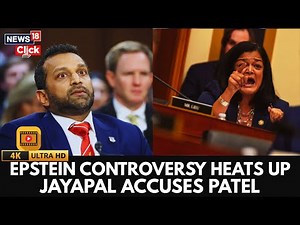 Rep. Jayapal Accuses Patel of Helping Trump in Epstein Files | Democrat Confronts Patel