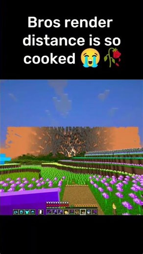 Eggchan Render distance is so chopped ✌️🥀 Minecraft Unstable Smp #shorts #memes